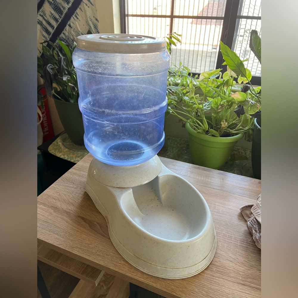 dog gravity feeding bowl